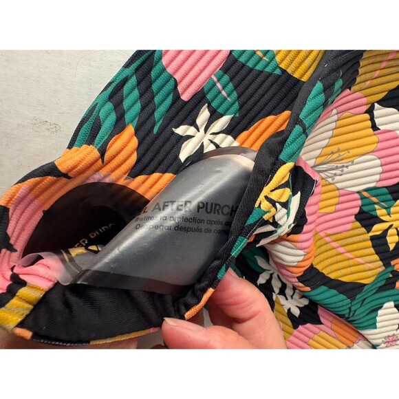 NWT- VOLCOM- HAD ME AT ALOHA-CHEEKINI Bikini Bottom Size Small Reail $52 - Picture 4 of 12